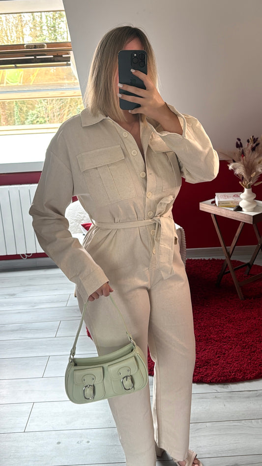 COMBINAISON BEIGE - MaisonKLLY