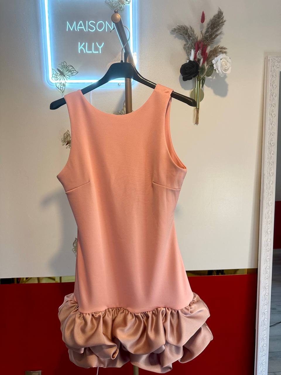 ROBE COMBI SHORT ROSE - MaisonKLLY