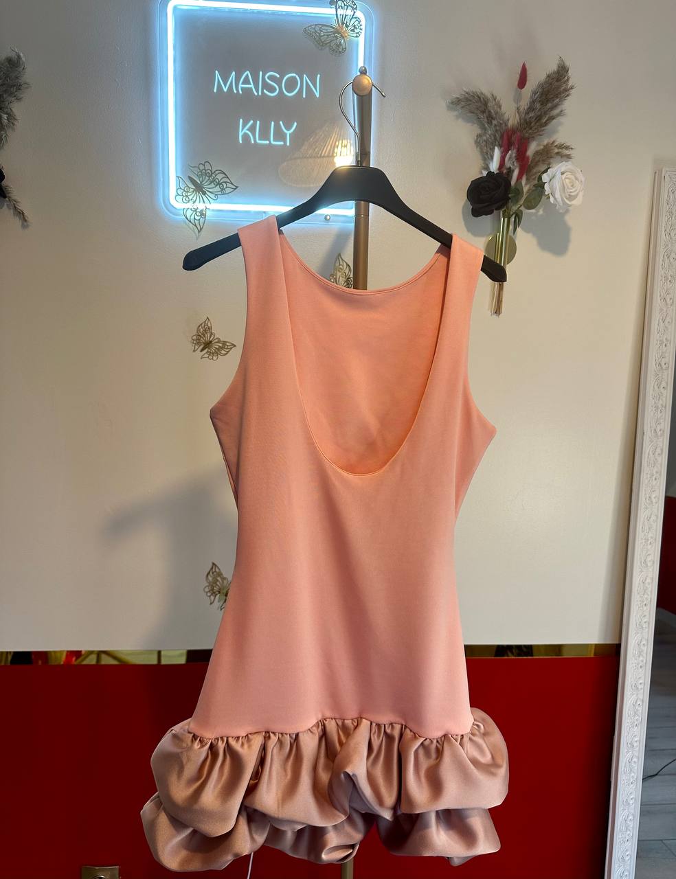 ROBE COMBI SHORT ROSE - MaisonKLLY