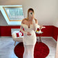 ROBE BLANCHE COL BARDOT - MaisonKLLY