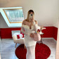 ROBE BLANCHE COL BARDOT - MaisonKLLY
