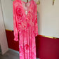 ROBE FLEURS ROSE - MaisonKLLY