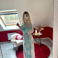 ROBE FLEURS BLEU - MaisonKLLY