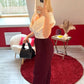 PANTALON FLUIDE AVEC DOUBLURE BORDEAUX - MaisonKLLY