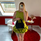 ROBE COMBI-SHORT VERTE - MaisonKLLY