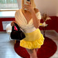 SHORT JAUNE - MaisonKLLY