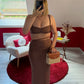 ENSEMBLE TRESSE MARRON - MaisonKLLY