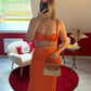 ENSEMBLE TRESSE ORANGE - MaisonKLLY