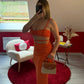ENSEMBLE TRESSE ORANGE - MaisonKLLY