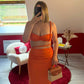 ENSEMBLE TRESSE ORANGE - MaisonKLLY