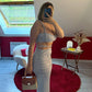 ENSEMBLE TRESSE GRIS - MaisonKLLY
