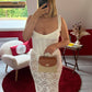 ENSEMBLE CORSET DENTELLE BLANC - MaisonKLLY