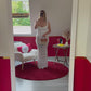 ENSEMBLE CORSET DENTELLE BLANC