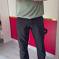 JEANS NOIR STYLE CARGO